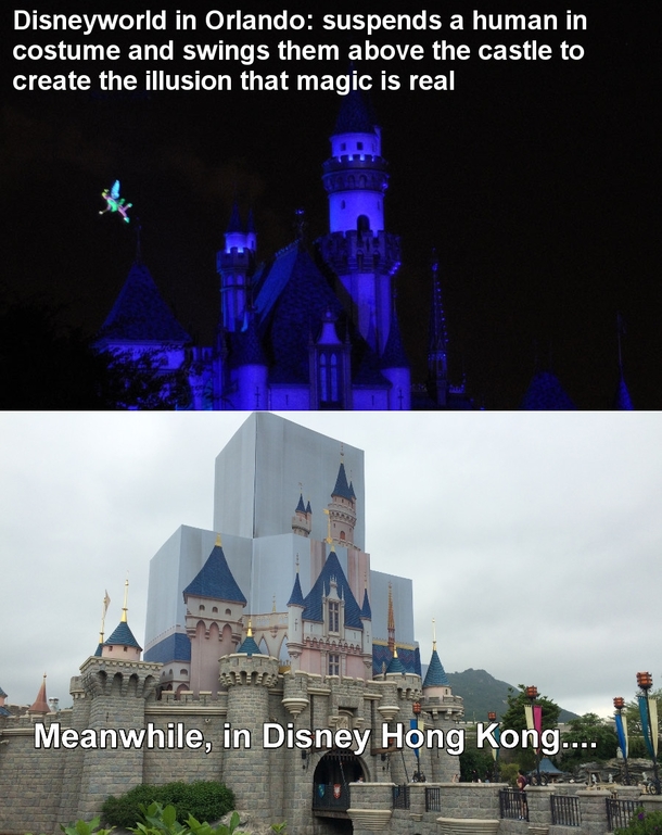Chinese knock-offs Disneyworld edition