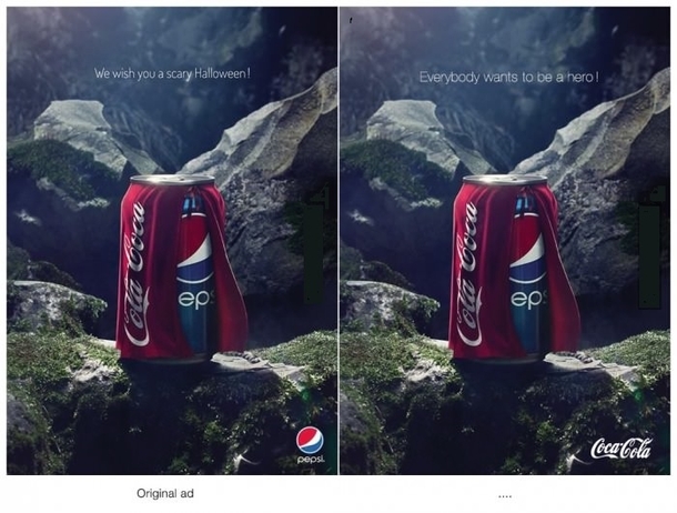 Coca Cola vs Pepsi advertisements
