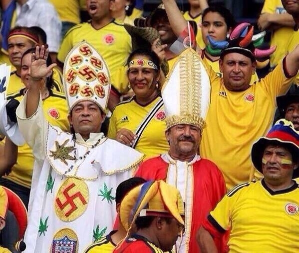 Colombian nazi weed pope