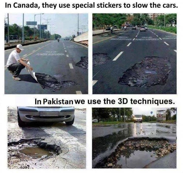 Comparison of D in Canada and in Pakistan