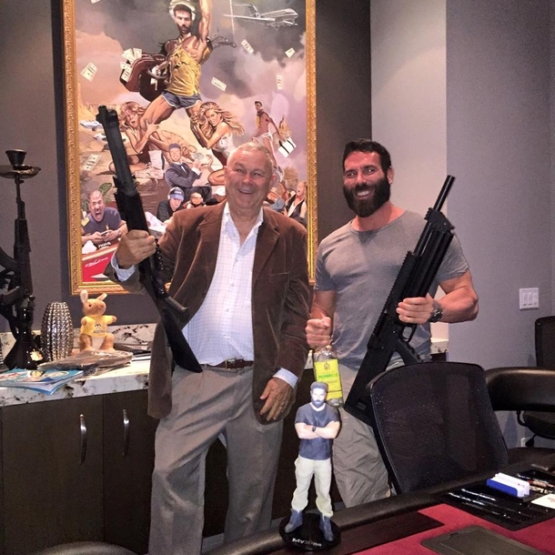 Congressman Rohrabacher amp Dan Bilzerian pose for a photo forgetting to crop out the cocaine in the background