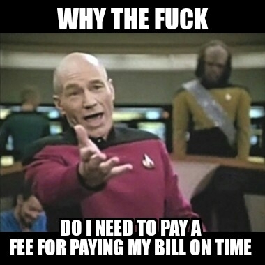 Convenience More like Bullshit fee