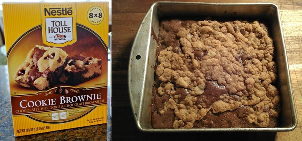 Cookie brownie Close enough