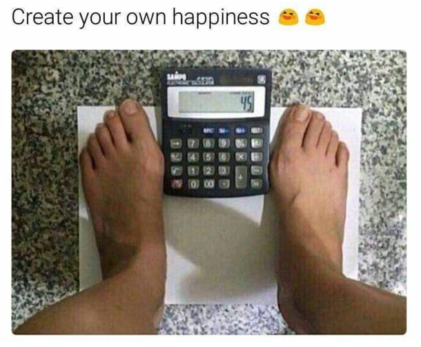 Create your own happiness 