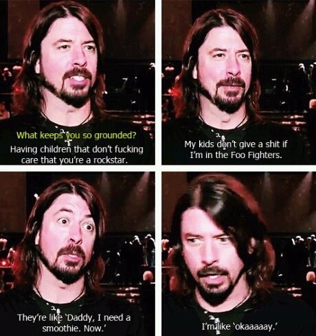 Dave Grohl Daddy and Rockstar