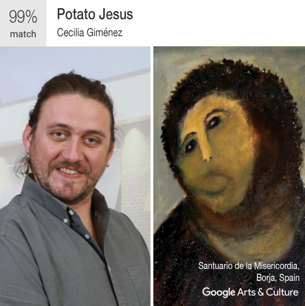 Decided to give the new Google Arts and Culture paintingselfie app a try