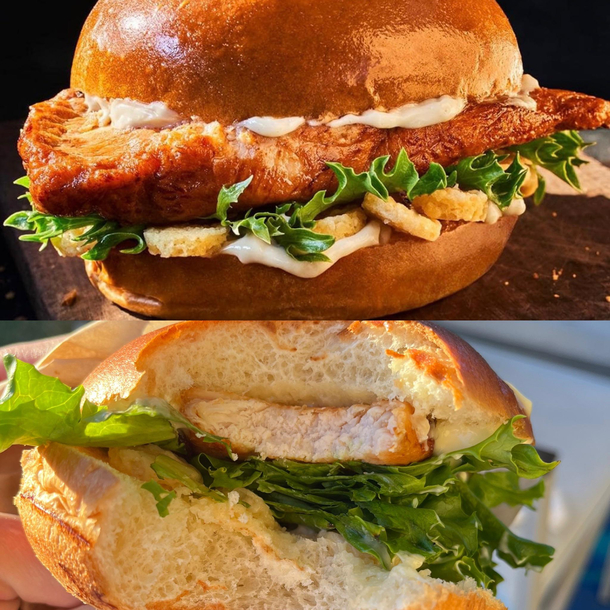 Decided to try the new chicken sandwich from Panera Bread