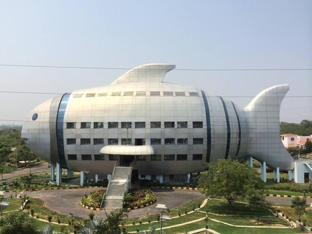 Dept of Fisheries building of the Government of Andhra Pradesh in Hyderabad India