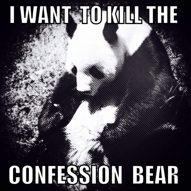 Distressed panda