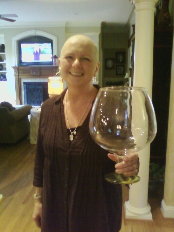 Doctors told my mom only one glass of wine per sitting