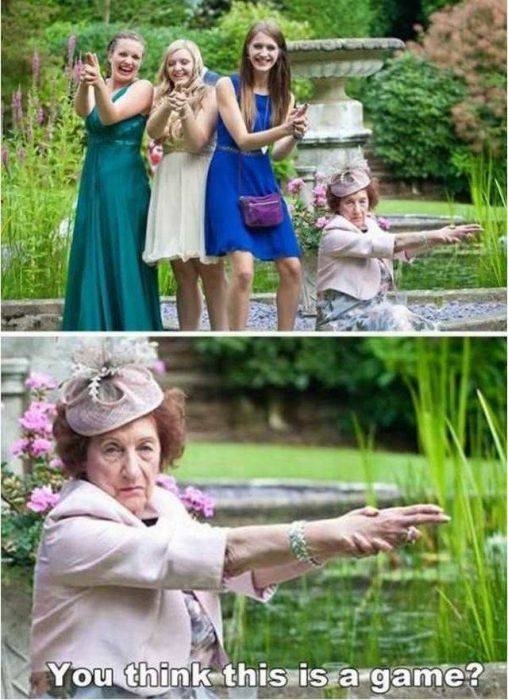 Dont mess with granny