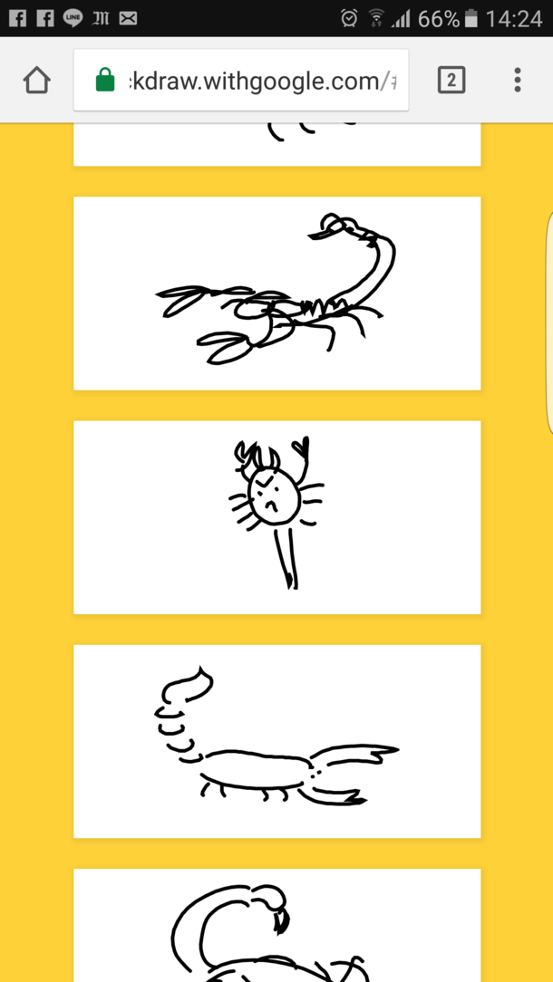 Draw a Scorpion Quick draw