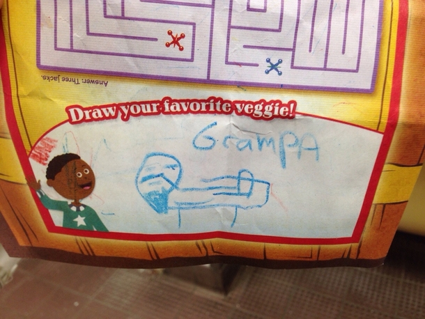 Draw your favorite veggie