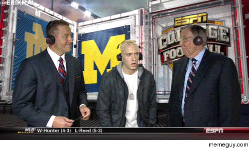 Eminem MIGHT have been high during his interview on ESPN