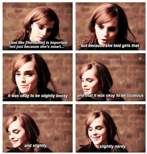 Emma Watsons perspective on Hermione Granger