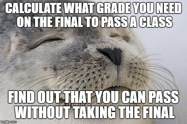 End of semester satisfaction