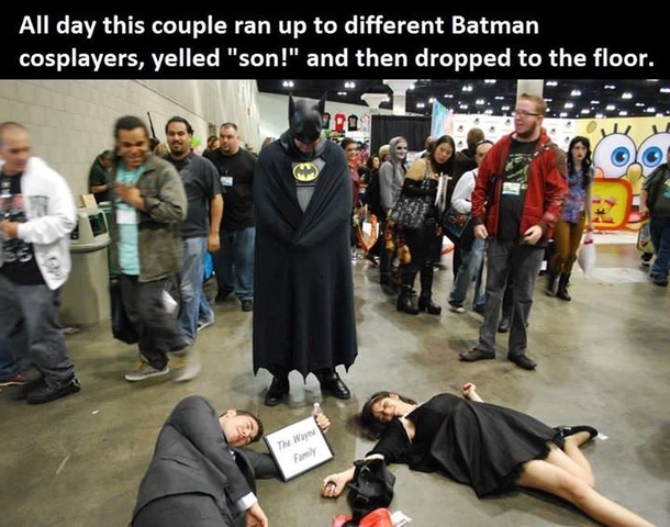 Epic cosplayer trolling