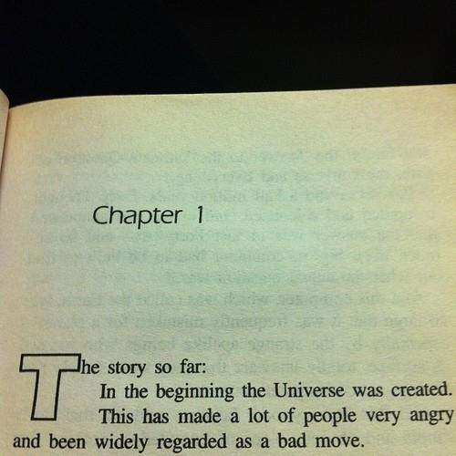 Even non readers should read Douglas Adams