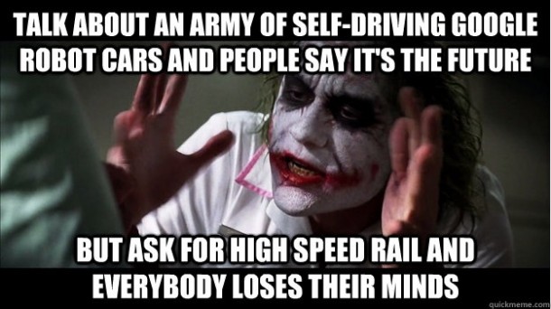 Every time I discuss transportation