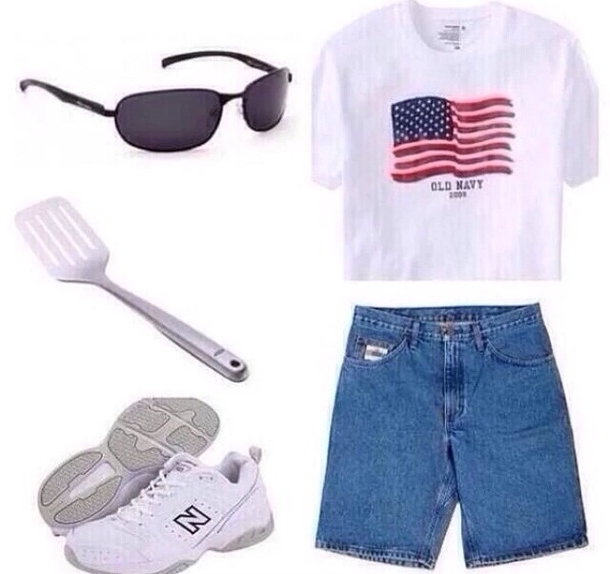 Every white dad on the th of July