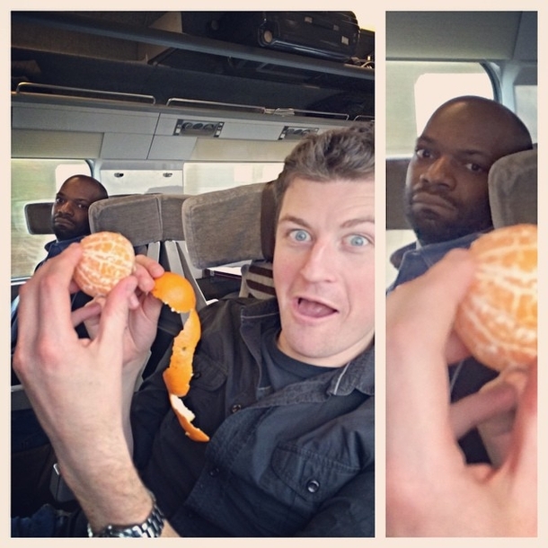 Everyone loves a peel-in-one orange
