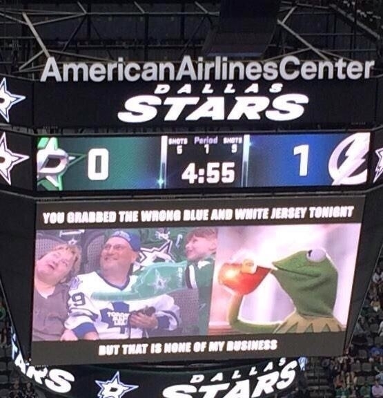 Fan gets called out by the Jumbotron