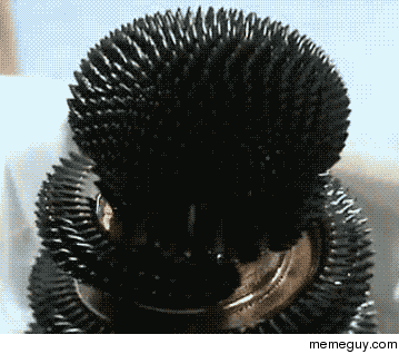 Ferrofluid sculpture