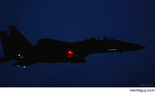 Fighter Jet at Night