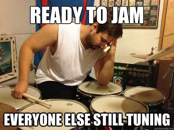 First World Drummer Problems
