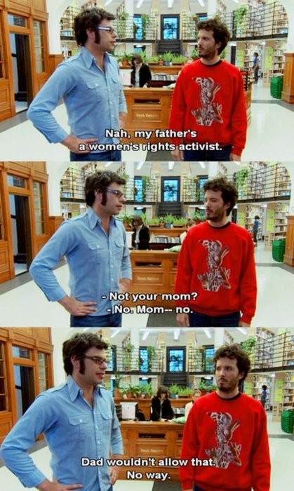 Flight of the Conchords and womens rights
