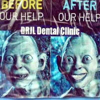 Flyer from a Dentist in my Town