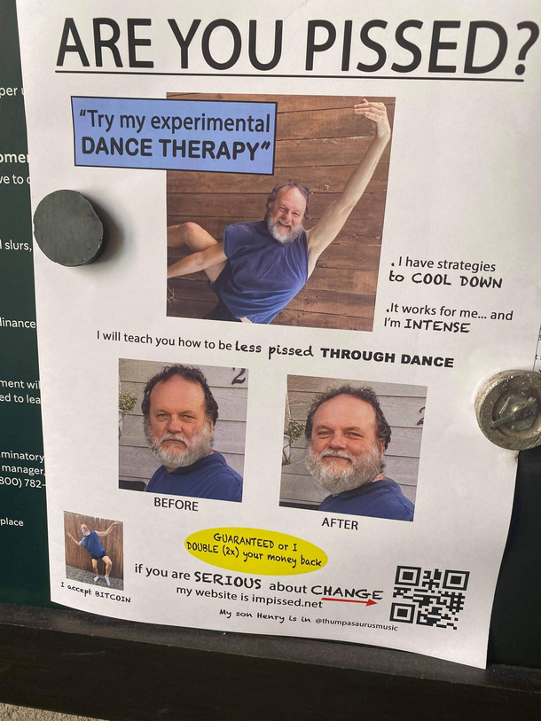Flyer posted near my friends local Starbucks