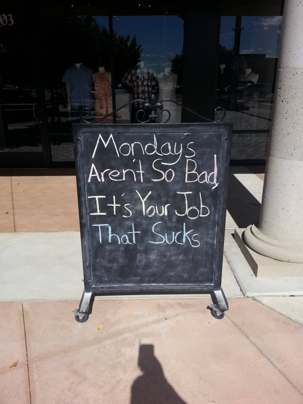 For all you firm believers who are convinced Mondays are evil