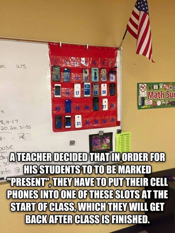 For my prof who often gets upset when some of my classmates use their phones during class
