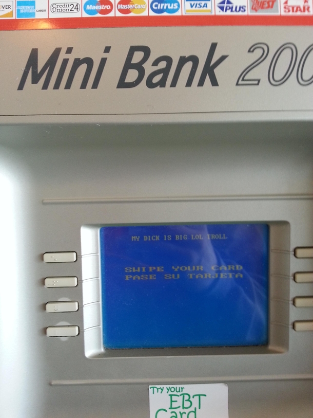 Found at my local Secretary of State Good for you Mini Bank