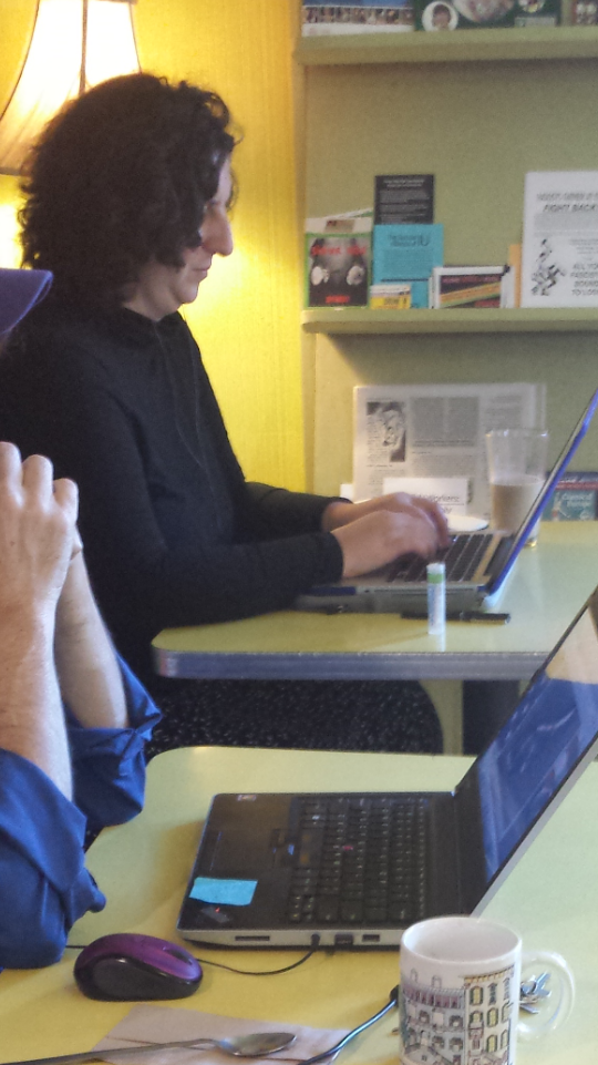 Found Snape in a coffee shop