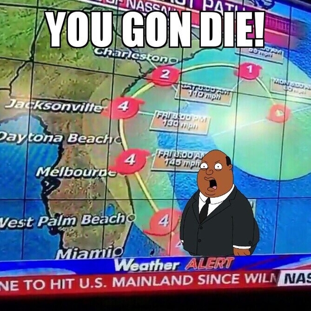 Fox News reporting on Hurricane Matthew