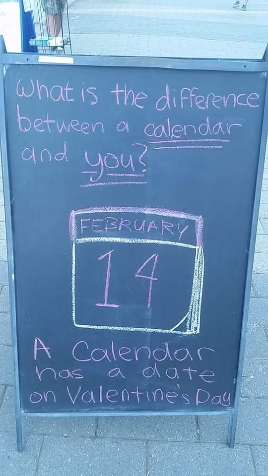 Friend posted this on FB Date on Valentines