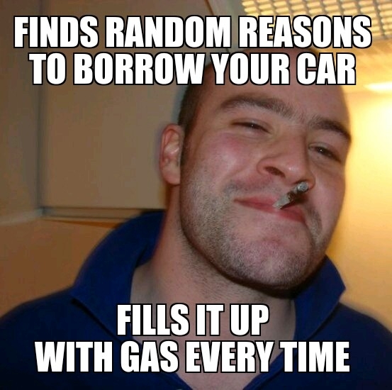 Good Guy Dad knows Im a broke college student