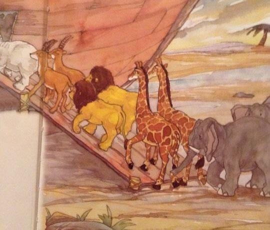 Good luck with those lions Noah