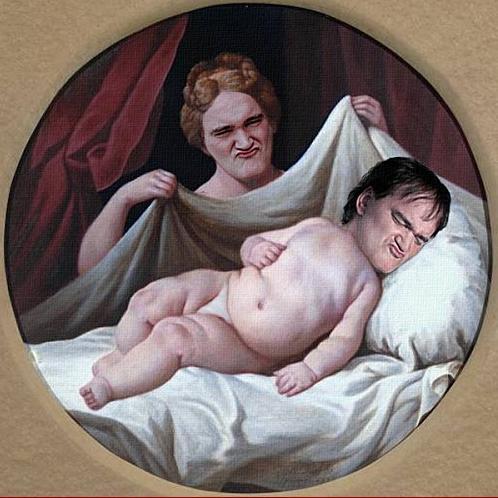 Googled Quentin Tarantino childhoodwas not disappointed