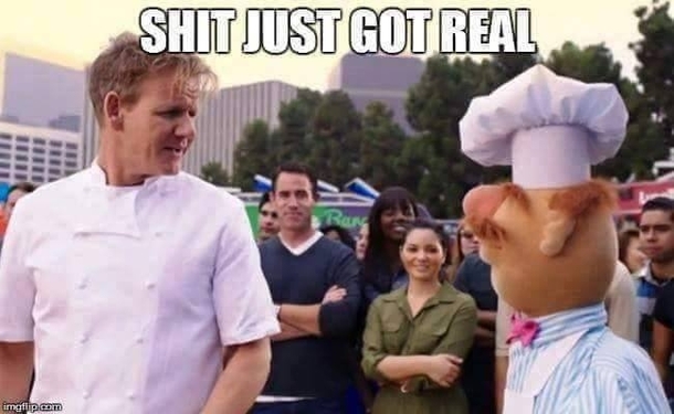 Gordon Ramsay is about to bork things up