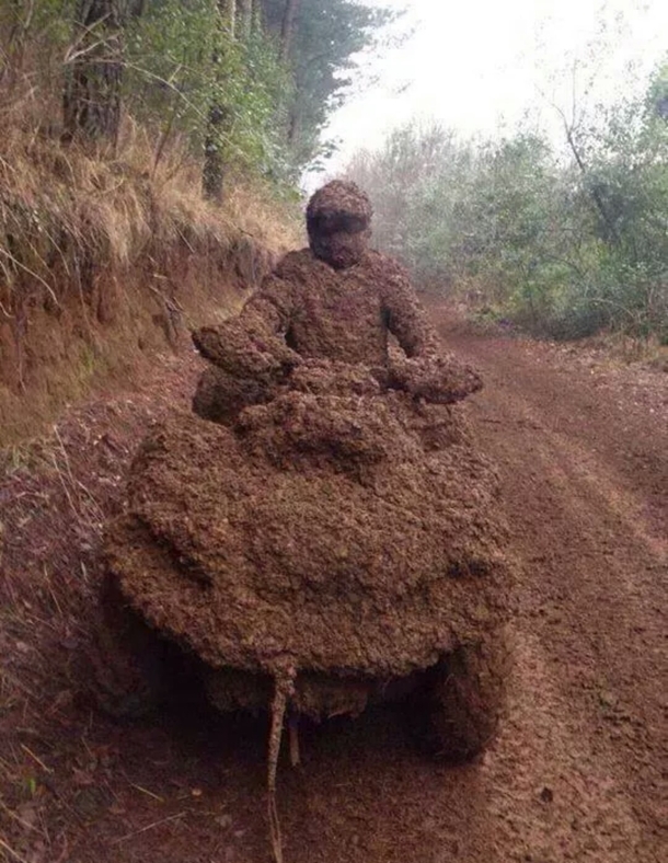 Got a little muddy on the ATV