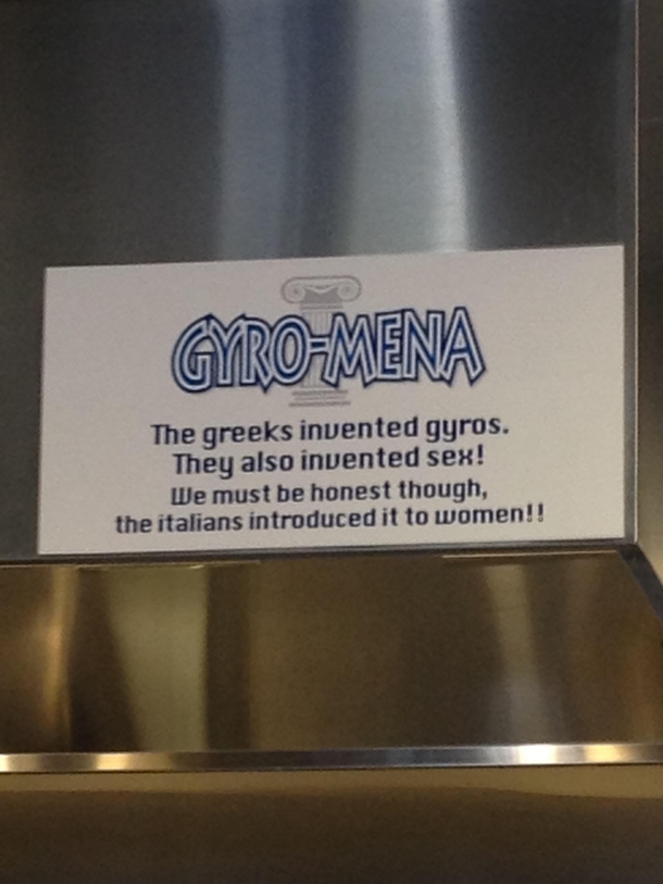 Greeks invented sex