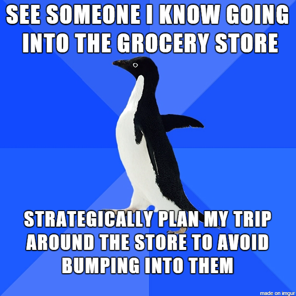 Grocery shopping is hard