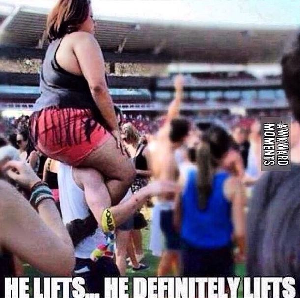 He lifts