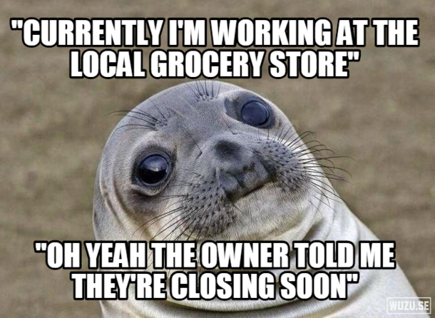 Heard this interaction between two clients today
