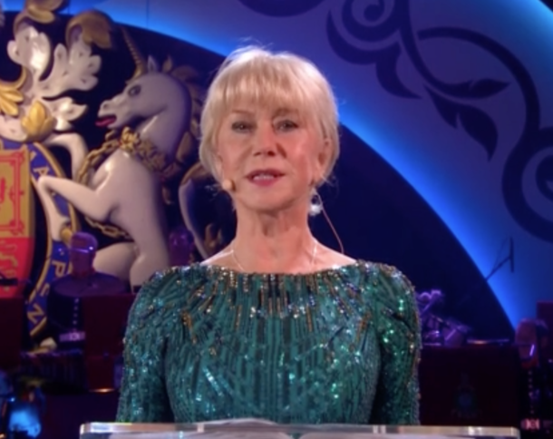 Helen Mirren is so fine even this unicorn cant keep it together