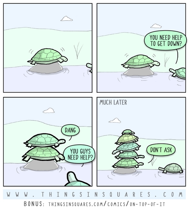 helpful turtles