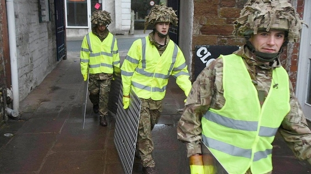 High visibility jackets spotted moving by themselves in the UK